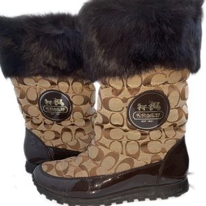 FREE SHIPPING—Authentic Coach Joyus Snow Boots